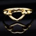 Χρυσό δαχτυλίδι καρδιά Κ14